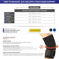 OTC 0302 Neoprene Elbow Support with Encircling Strap