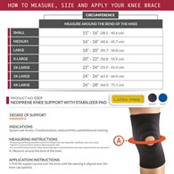 OTC 0309 Neoprene Knee Support - Stabilizer Pad