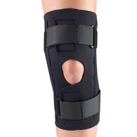 OTC 0312BL-S Neoprene Knee Stabilizer Wrap - Spiral Stays - Black - Small