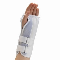 OTC 0322-L-P Kidsline Wrist Splint - Soft Foam - White - Pediatric