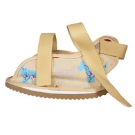 OTC 0323-PP-I Kidsline Cast Shoe - Rocker Bottom - Fun Print - Infant