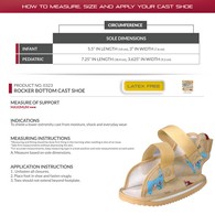 OTC 0323 Kidsline Cast Shoe - Rocker Bottom - Fun Print