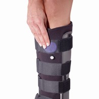 OTC 1793 Pneumatic Air Walker Boot - Tall Length Upright - Black