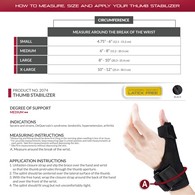 OTC 2074 Select Series Thumb Stabilizer - Black