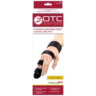 OTC 2075-L Finger Immobilizer Hand Splint - Black - Large