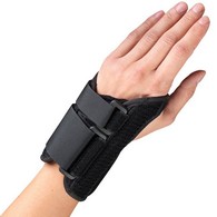 OTC 2082-L-S 6" Wrist Splint - Black - Small