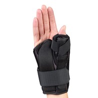 OTC 2086-R-M 6" Wrist - Thumb Splint - Black - Medium