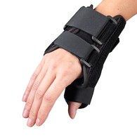 OTC 2086-R-M 6" Wrist - Thumb Splint - Black - Medium