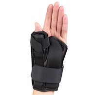 OTC 2086 6" Wrist - Thumb Splint - Black