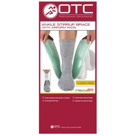 OTC 2092-R Ankle Stirrup Brace with Airform Pads - White - Adult