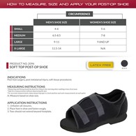 OTC 2096 Soft Top Post-Op Shoe - Black