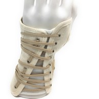 OTC 2362-L-S Cock-Up Wrist Splint - Canvas - Ivory - Small