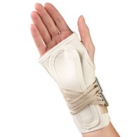 OTC 2362 Cock-Up Wrist Splint - Canvas - Ivory
