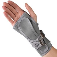 OTC 2364E-R-L Cock-Up Wrist Splint, Professionals Choice - Gray - Large