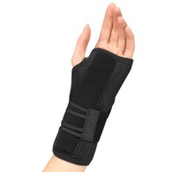 OTC 2365L-M Wrist Brace with Adjustable Thumb Strap - Black - Medium