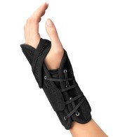 OTC 2365L-S Wrist Brace with Adjustable Thumb Strap - Black - Small
