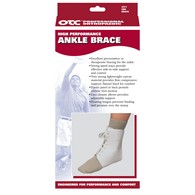 OTC 2371-L High Performance Ankle Brace - White - Large