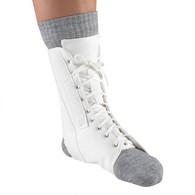 OTC 2372-M Canvas Ankle Splint - White - Medium