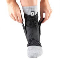 OTC 2376 Ankle Stabilizer with Exoskeleton And Straps - Black