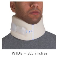 OTC 2394-W-U Cervical Collar, Soft Foam - White - Universal - Wide