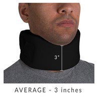 OTC 2394BL-A-U Cervical Collar, Soft Foam - Black - Universal - Average