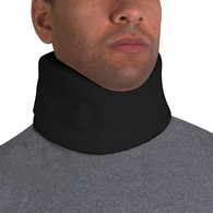 OTC 2394BL-W-L Cervical Collar, Soft Foam - Black - Large - Wide