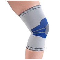 OTC 2416-L Elastic Knee Support - Gray/Blue - Large