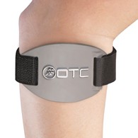 OTC 2421-GR Therapeutic Forearm Band / Tennis Elbow Relief Strap - Charcoal/Graphite - Adjustable / Universal