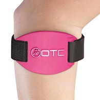 OTC 2421-PK Therapeutic Forearm Band / Tennis Elbow Relief Strap - Pink - Adjustable / Universal