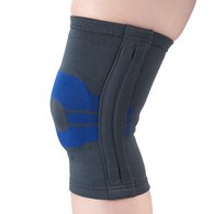 OTC 2435 Knee Support with Compression Gel Insert And Flexible Side Stays - Gray