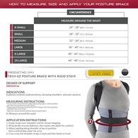 OTC 2441 Tech-EZ Posture Brace - Black