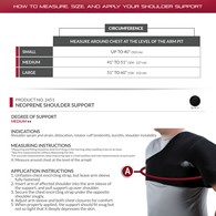 OTC 2451 Select Series Neoprene Shoulder Support - Black