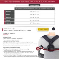 OTC 2454 Select Series Figure-8 Clavicle Strap - Black
