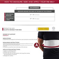 OTC 2459 Rib Belt For Men - White
