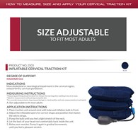 OTC 2503 Select Series Inflatable Cervical Traction Unit - Navy - Universal