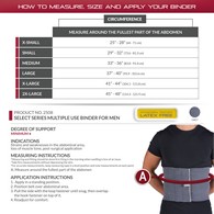 OTC 2508 Select Series Multiple Use Binder For Men - 9" - Gray