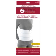OTC 2513-M Universal Unisex Three-Panel Binder - White - Medium