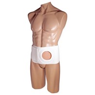 OTC 2524-6-M Ostomy Kit, Binder and Pad - White - Medium - 6" Binder 4" Opening Pad