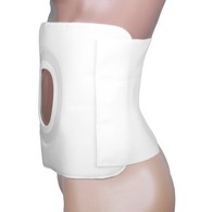 OTC 2524-9-M Ostomy Kit, Binder and Pad - White - Medium - 9" Binder 4" Opening Pad