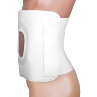 OTC 2524P-6 Ostomy Pad - White - For 6" Binder - 4" Opening