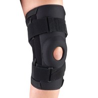 OTC 2541 Orthotex Knee Stabilizer - Spiral Stays - Slip On - Black
