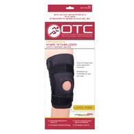 OTC 2543-4L Orthotex Knee Stabilizer - Hinged Bars - Slip On - Black - 4XL