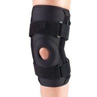 OTC 2543-4L Orthotex Knee Stabilizer - Hinged Bars - Slip On - Black - 4XL