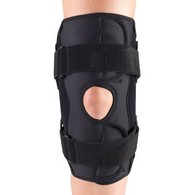 OTC 2544 Orthotex Knee Stabilizer - Hinged Bars - Wraparound - Black