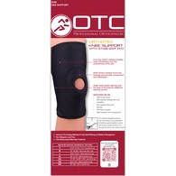 OTC 2546-2L Orthotex Knee Support with Stabilizer Pad - Black - 2XL