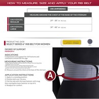 OTC 2658 Select Series Rib Belt For Women - Gray