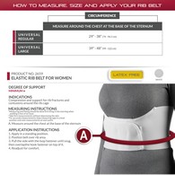 OTC 2659 Rib Belt For Women - White