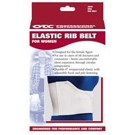 OTC 2659U-R Rib Belt For Women - White - Regular