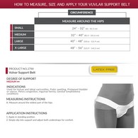 OTC 2788 Vulvar Support Belt - White