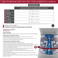 OTC 2883 Theratex Rigid Lumbosacral Support - Gray